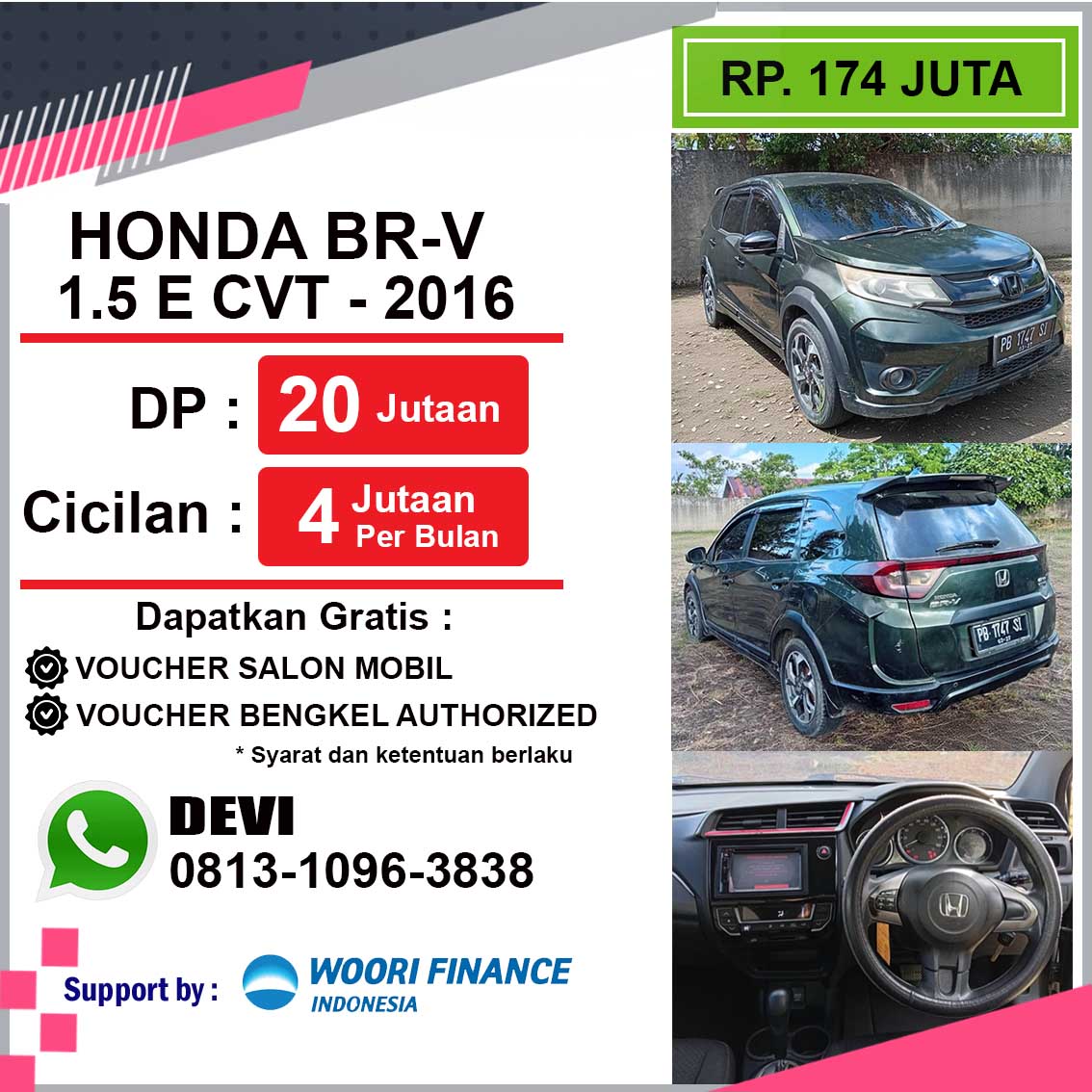 BRV 1.5 E CVT 2016